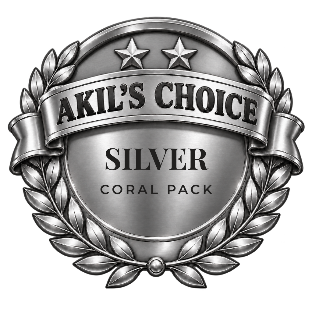 Akil’s Choice SILVER SPS Coral Pack